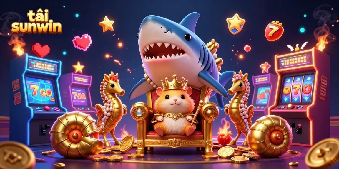 Experience exciting gameplay with tải sunwin featuring vibrant 3D characters and casino elements.