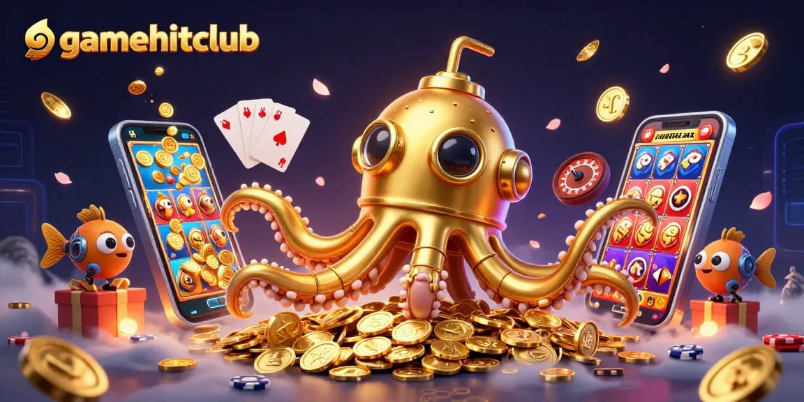 Win big at gamehitclub with a thrilling 3D slot game encounter in a golden underwater world.