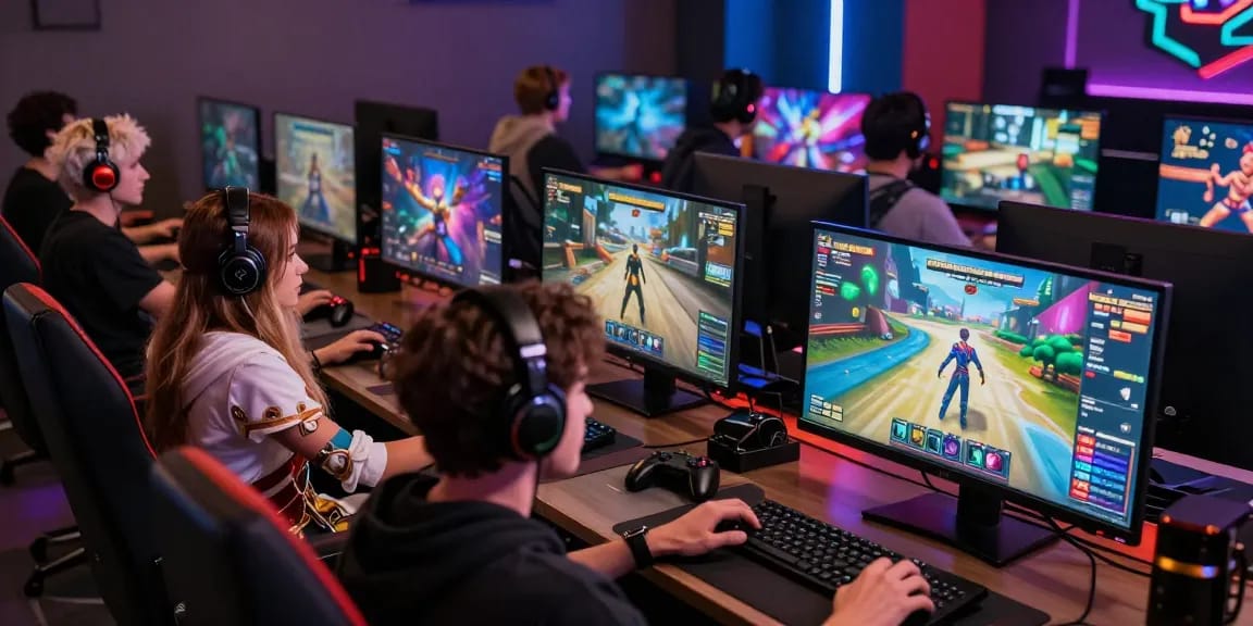 Engaging scene of players enjoying free porn games online with immersive graphics and fantasy characters.