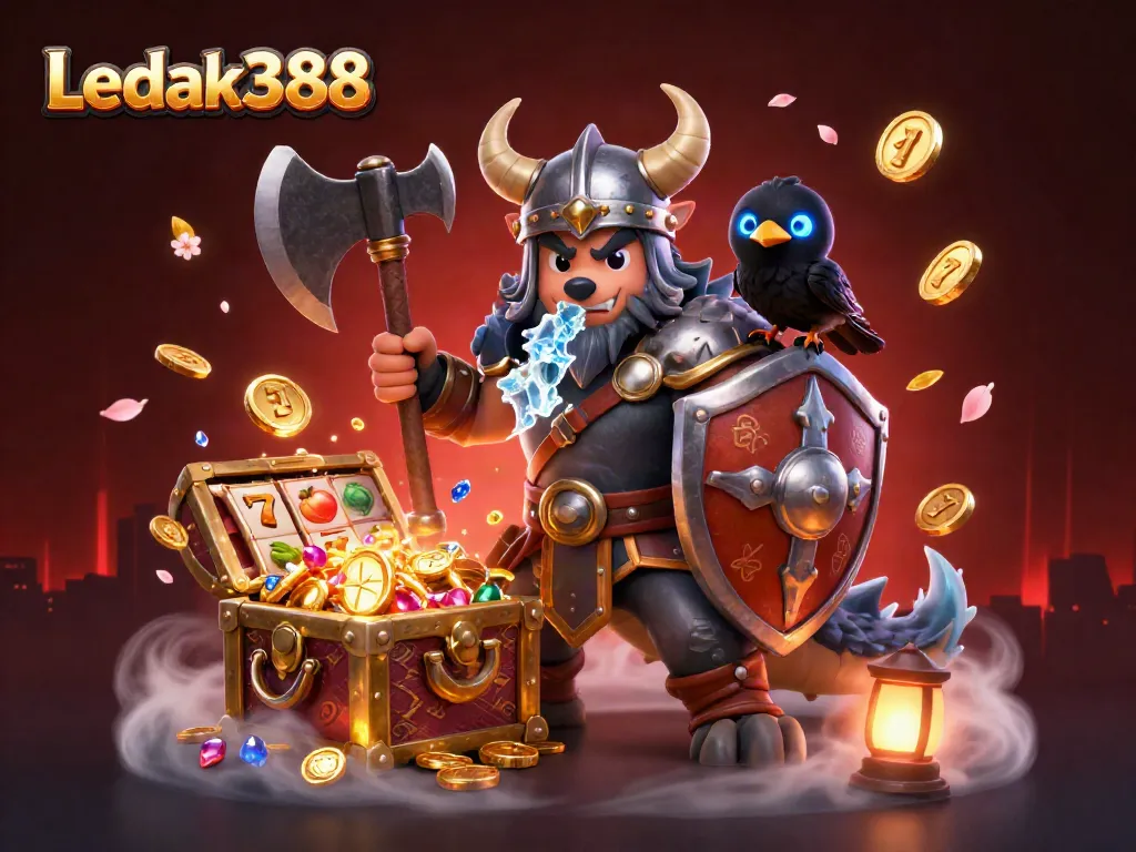 Experience thrilling wins at Ledak388 with exciting slot games and characters in a festive atmosphere!